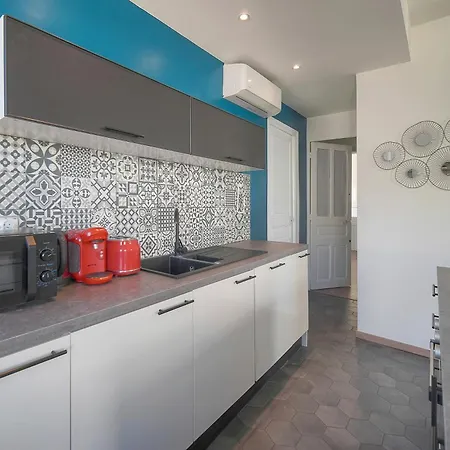 Centre Riviera Escape Bright 2br 70m2 Calm Street Ac Ultrafast Wifi Cannes